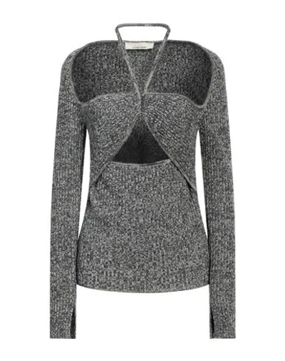 Liviana Conti Woman Sweater Grey Size 6 Wool, Polyamide, Cashmere