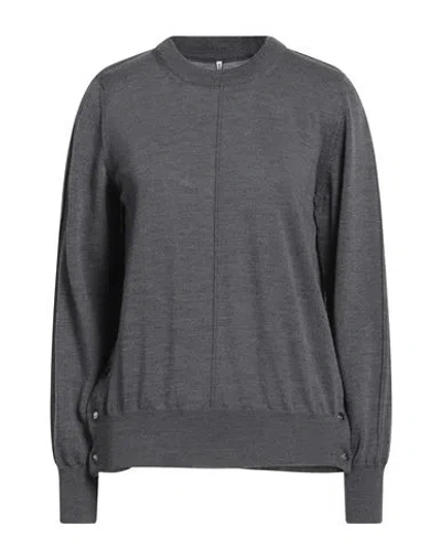 Liviana Conti Woman Sweater Grey Size S Virgin Wool In Gray