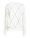 Liviana Conti Woman Sweater Ivory Size 10 Virgin Wool In Neutral