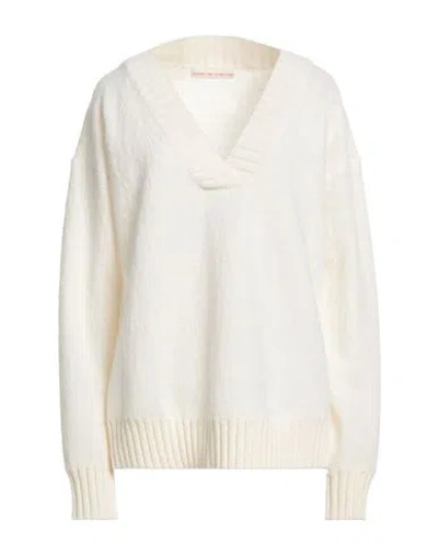 Liviana Conti Woman Sweater Ivory Size 8 Wool, Polyamide, Polyester In White