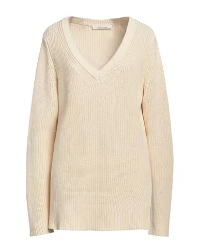 Liviana Conti Woman Sweater Ivory Size 6 Cotton In White