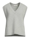 Liviana Conti Woman Sweater Light Grey Size L Cashmere, Polyamide In Grey