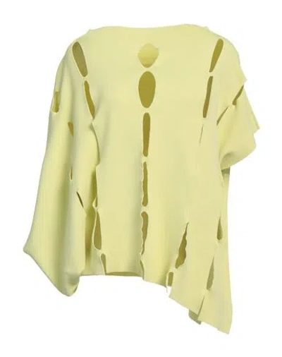 Liviana Conti Woman Sweater Lime Green Size 6 Viscose, Polyamide