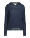 Liviana Conti Woman Sweater Navy Size 10 Virgin Wool In Blue
