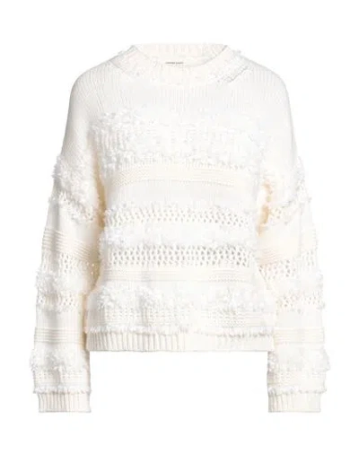Liviana Conti Woman Sweater Off White Size 12 Wool, Polyamide, Cashmere, Acrylic