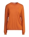 Liviana Conti Woman Sweater Orange Size M Virgin Wool In Orange