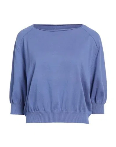 Liviana Conti Woman Sweater Purple Size 6 Cotton, Viscose, Polyamide