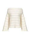 Liviana Conti Woman Sweater White Size 10 Alpaca Wool, Polyamide, Wool, Acrylic, Mohair Wool In Pattern