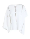 Liviana Conti Woman Sweater White Size 6 Viscose, Polyamide