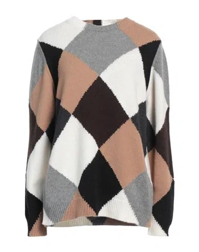 Liviana Conti Woman Sweater White Size 4 Cashmere, Polyamide, Wool
