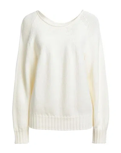 Liviana Conti Woman Sweater White Size L Virgin Wool