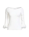 Liviana Conti Woman Sweater White Size L Virgin Wool, Polyamide, Cashmere, Elastane