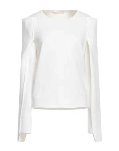 Liviana Conti Woman Sweater White Size L Virgin Wool, Polypropylene