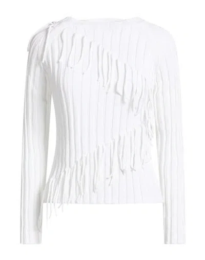 Liviana Conti Woman Sweater White Size M Cotton