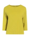 Liviana Conti Woman T-shirt Lime Green Size 6 Viscose, Polyamide, Elastane In Green