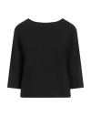 Liviana Conti Woman T-shirt Black Size 6 Viscose, Polyamide, Elastane