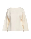 Liviana Conti Woman T-shirt Ivory Size 6 Viscose, Polyamide, Elastane In White