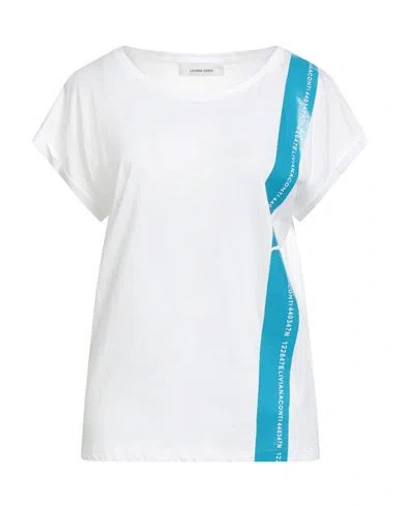 Liviana Conti Woman T-shirt White Size M Cotton