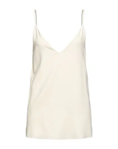 Liviana Conti Woman Top Beige Size 6 Viscose, Elastane