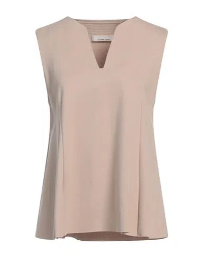 Liviana Conti Woman Top Beige Size 6 Viscose, Polyamide, Elastane In Neutral