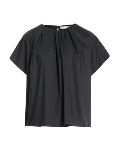 Liviana Conti Woman Top Black Size 4 Cotton, Polyamide, Elastane In Black