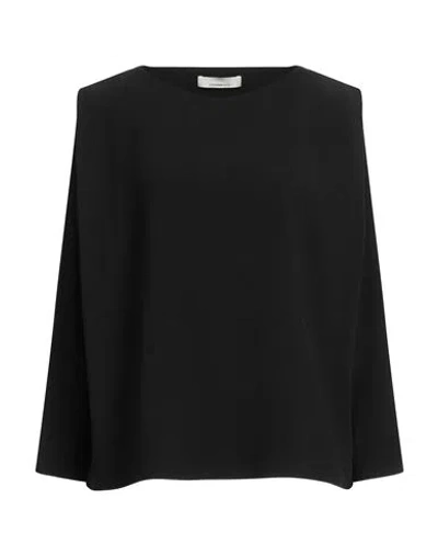 Liviana Conti Woman Top Black Size 6 Viscose, Acetate
