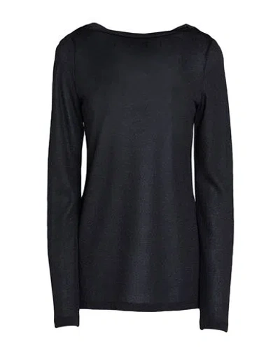 Liviana Conti Woman Top Black Size L Viscose, Polyester