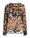 Liviana Conti Woman Top Camel Size 4 Viscose, Elastane In Beige