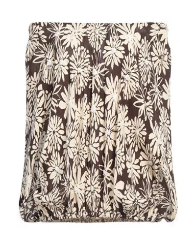 Liviana Conti Woman Top Cocoa Size 8 Viscose In Brown