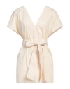 Liviana Conti Woman Top Cream Size 6 Cotton, Polyamide, Elastane In White