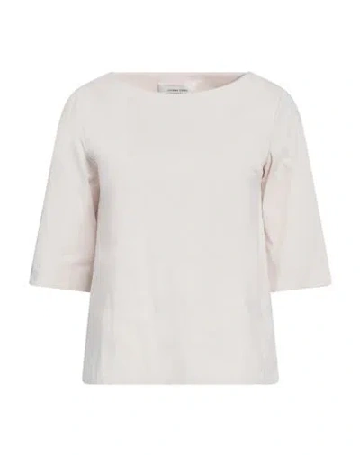 Liviana Conti Woman Top Cream Size 6 Cotton, Polyamide, Elastane In White