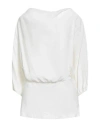 Liviana Conti Woman Top Ivory Size 6 Viscose, Acetate In White