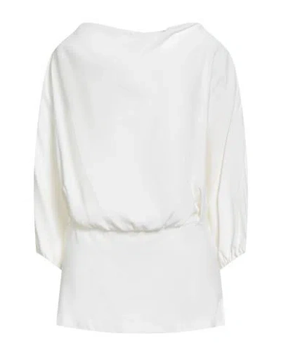 Liviana Conti Woman Top Ivory Size 6 Viscose, Acetate In White
