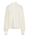 Liviana Conti Woman Top Ivory Size 8 Silk In White