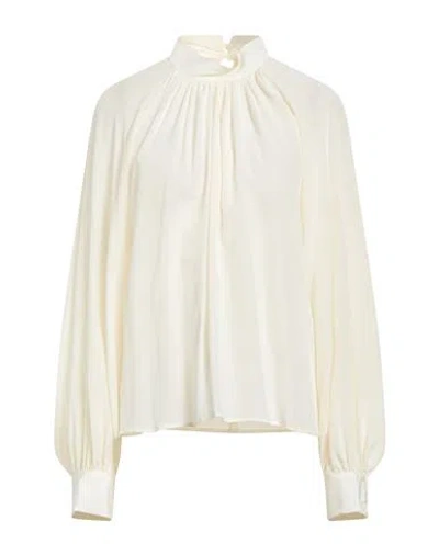 Liviana Conti Woman Top Ivory Size 8 Silk In White
