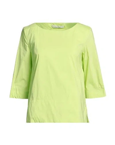 Liviana Conti Woman Top Light Green Size 4 Cotton, Polyamide, Elastane
