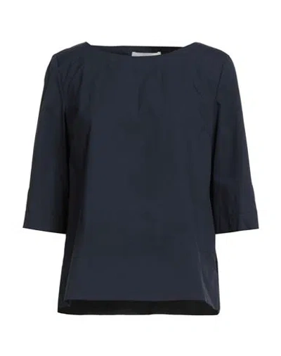 Liviana Conti Woman Top Midnight Blue Size 10 Cotton, Polyamide, Elastane
