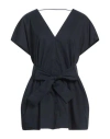 Liviana Conti Woman Top Midnight Blue Size 10 Cotton, Polyamide, Elastane