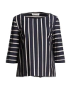 Liviana Conti Woman Top Midnight Blue Size 6 Cotton, Polyamide, Elastane