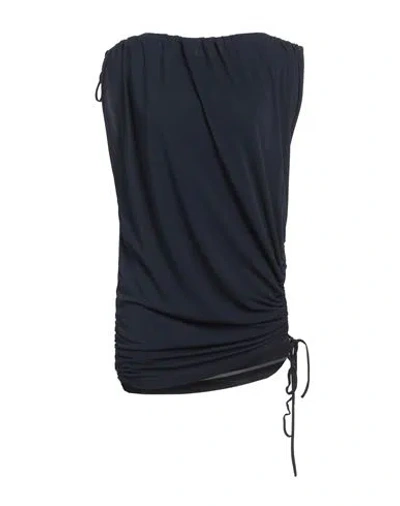Liviana Conti Woman Top Midnight Blue Size 6 Viscose