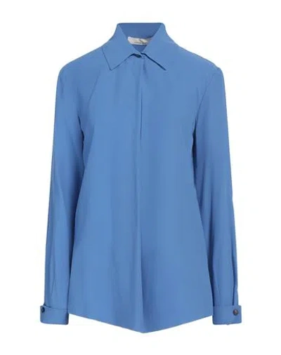 Liviana Conti Woman Top Pastel Blue Size 6 Viscose, Acetate