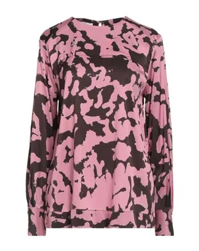 Liviana Conti Woman Top Pink Size 10 Viscose, Elastane In Multi