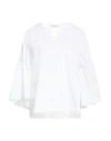 Liviana Conti Woman Top White Size 10 Cotton, Polyamide, Elastane In White