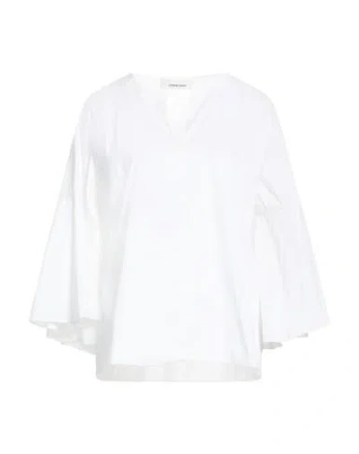 Liviana Conti Woman Top White Size 10 Cotton, Polyamide, Elastane