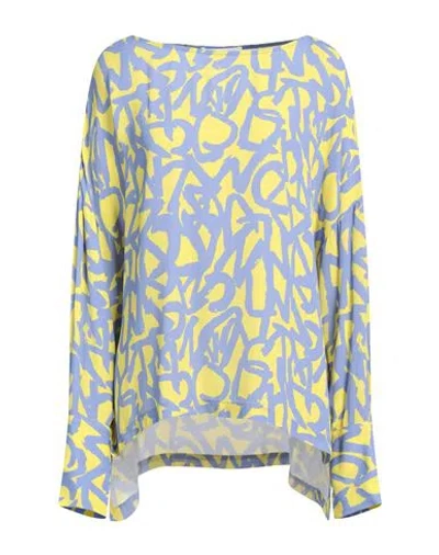 Liviana Conti Woman Top Yellow Size 8 Viscose