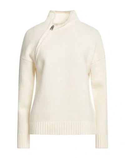 Liviana Conti Woman Turtleneck Ivory Size L Wool, Polyamide In White