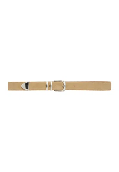 Liviana Conti Women's Belt  In Suede In Beige