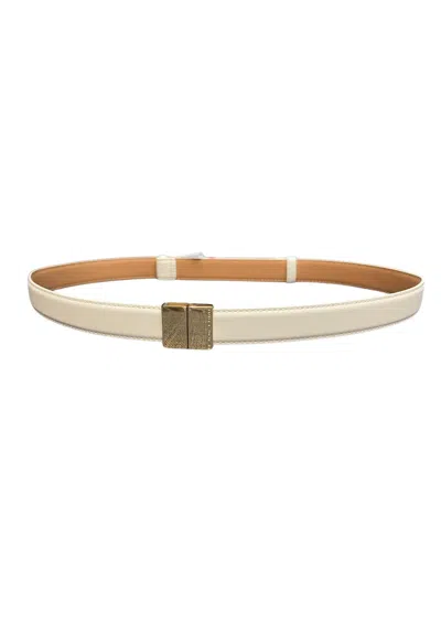 Liviana Conti Women's Belt  With Gold Buckle In Neutral