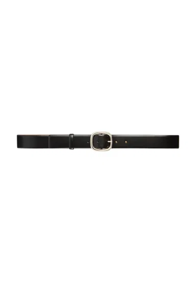 Liviana Conti Women's Belt  With Silver Buckle In Black