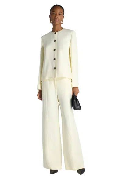 Liviana Conti Women's Jacket  Straight Line In White